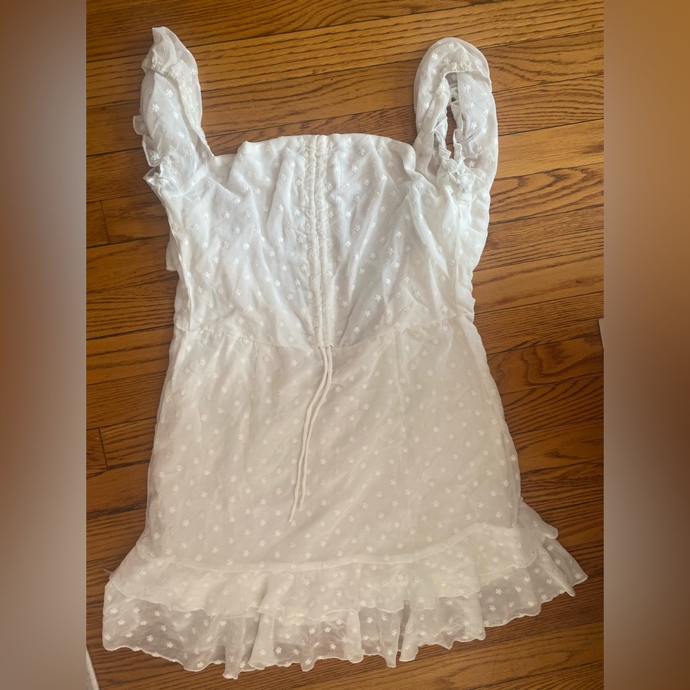 White Princess Polly Dress Large